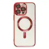 İphone 13 Pro Kılıf Kross Magneticsafe Kapak - Kırmızı