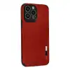 İphone 13 Pro Kılıf Loop Deri Silikon - Kırmızı