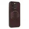 İphone 13 Pro Kılıf Lukka Magneticsafe Kapak - Kahverengi