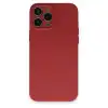 İphone 13 Pro Kılıf Nano İçi Kadife Silikon - Kiremit