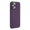 İphone 13 Pro Max Kılıf Anka Pc Sert Metal Kapak - Mor