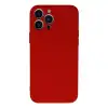 İphone 13 Pro Max Kılıf Nano İçi Kadife Silikon - Kırmızı