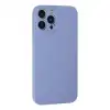 İphone 13 Pro Max Kılıf Nano İçi Kadife Silikon - Lila