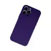 İphone 13 Pro Max Kılıf Nano İçi Kadife Silikon - Mor
