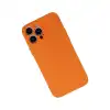 İphone 13 Pro Max Kılıf Nano İçi Kadife Silikon - Turuncu