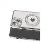 İphone 14 Kılıf Joke Simli Magneticsafe Kılıf - Gümüş