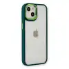 İphone 14 Plus Kılıf Dora Kapak - Haki Yeşil