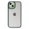 İphone 14 Plus Kılıf Dora Kapak - Haki Yeşil