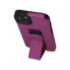 İphone 14 Plus Kılıf Mega Standlı Silikon - Mor