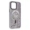 İphone 14 Pro Kılıf Apollo Magneticsafe Desenli Kapak - Apollo Mor - 5