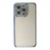 İphone 14 Pro Kılıf Joke Taşlı Silikon - Mavi
