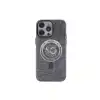 İphone 14 Pro Max Kılıf Apollo Magneticsafe Desenli Kapak - Apollo Siyah - 1