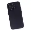 İphone 14 Pro Max Kılıf Luko Lens Silikon - Siyah