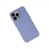 İphone 14 Pro Max Kılıf Nano İçi Kadife Silikon - Lila