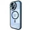 İphone 14 Pro Max Kılıf Teleskop Lens Magsafe Silikon Kapak - Lacivert