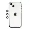İphone 14 Shine Kamera Lens - Gümüş