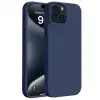 İphone 15 Kılıf First Silikon - Lacivert