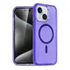 İphone 15 Plus Kılıf  Magsafe Kapak - Mor