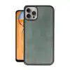 İphone 15 Pro Kılıf Aras Deri Kapak - Koyu Yeşil