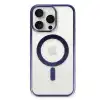İphone 15 Pro Max Kılıf Erozi Magsafe Kapak - Lacivert