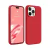 İphone 15 Pro Max Kılıf First Silikon - Kırmızı
