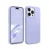 İphone 15 Pro Max Kılıf First Silikon - Lila