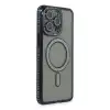 İphone 15 Pro Max Kılıf Joke Simli Magneticsafe Kılıf - Lacivert