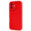 İphone 16 Kılıf Viera Silikon - Kırmızı