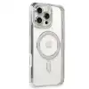 İphone 16 Pro Kılıf Joke Simli Magneticsafe Kılıf - Gümüş
