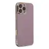 İphone 16 Pro Max Kılıf Volet Silikon - Mor