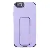İphone 6 Kılıf Mega Standlı Silikon - Lila