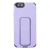 İphone 6 Kılıf Mega Standlı Silikon - Lila