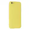 İphone 6 Plus Kılıf Nano İçi Kadife Silikon - Sarı