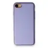İphone 7 Kılıf Coco Deri Silikon Kapak - Açık Lila