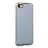 İphone 7 Kılıf Coco Deri Silikon Kapak - Açık Mavi