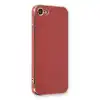 İphone 7 Kılıf Volet Silikon - Kırmızı