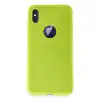 İphone X Kılıf First Silikon - Parlak Sarı