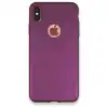İphone Xs Max Kılıf First Silikon - Mürdüm