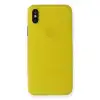 İphone Xs Max Kılıf Pp Ultra İnce Kapak - Sarı