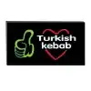 Işıklı Tak Çalıştır Hazır Tabela Turkish Kebap