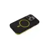 Joko Apple İphone 14 Pro Max Kılıf Rocky Magsafe Kapak - Siyah-sarı