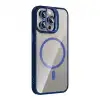 Joko Apple İphone 14 Pro Max Remim Lensli Magsafe Standlı Kapak - Lacivert