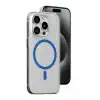 Joko Apple İphone 15 Pro Kılıf Bubble Magsafe Kapak - Mavi