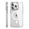 Joko Apple İphone 15 Pro Max Kılıf Crystal Magsafe Kapak - Şeffaf