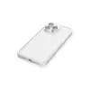 Joko Apple İphone 15 Pro Max Metal Bumper Mat Kapak - Gümüş