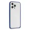 Joko Apple İphone 15 Pro Max Metal Bumper Mat Kapak - Lacivert