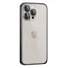 Joko Apple İphone 15 Pro Max Metal Bumper Mat Kapak - Siyah