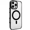 Joko Apple İphone 16 Pro Gleam Pc Sert Magsafe Kılıf - Şeffaf-siyah