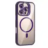 Joko Apple İphone 16 Pro Max Remim Lensli Magsafe Standlı Kapak - Derin Mor