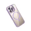 Joko Apple İphone 16 Pro Max Remim Lensli Magsafe Standlı Kapak - Lila